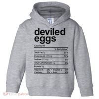 Deviled Eggs Nutrition Facts Toddler Hoodie thumb 0