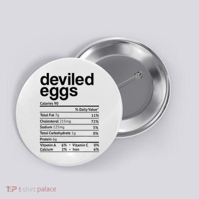 Deviled Eggs Nutrition Facts Button