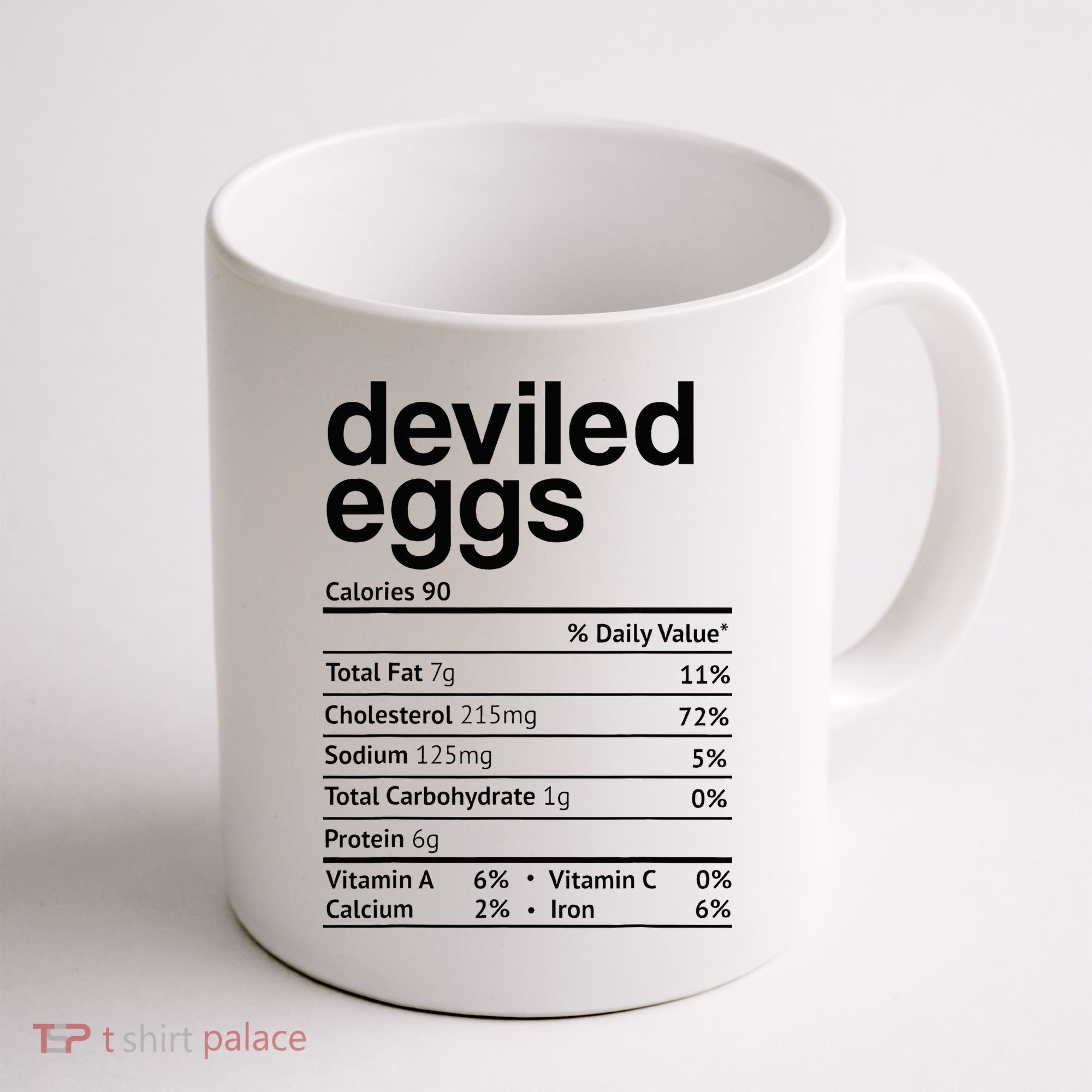 Deviled Eggs Nutrition Facts Coffee Mug