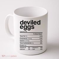 Deviled Eggs Nutrition Facts Coffee Mug thumb 0