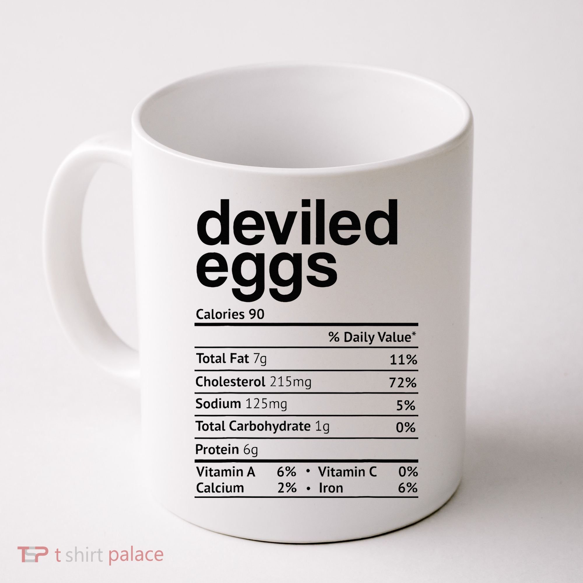 Deviled Eggs Nutrition Facts Coffee Mug