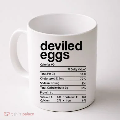 Deviled Eggs Nutrition Facts Coffee Mug