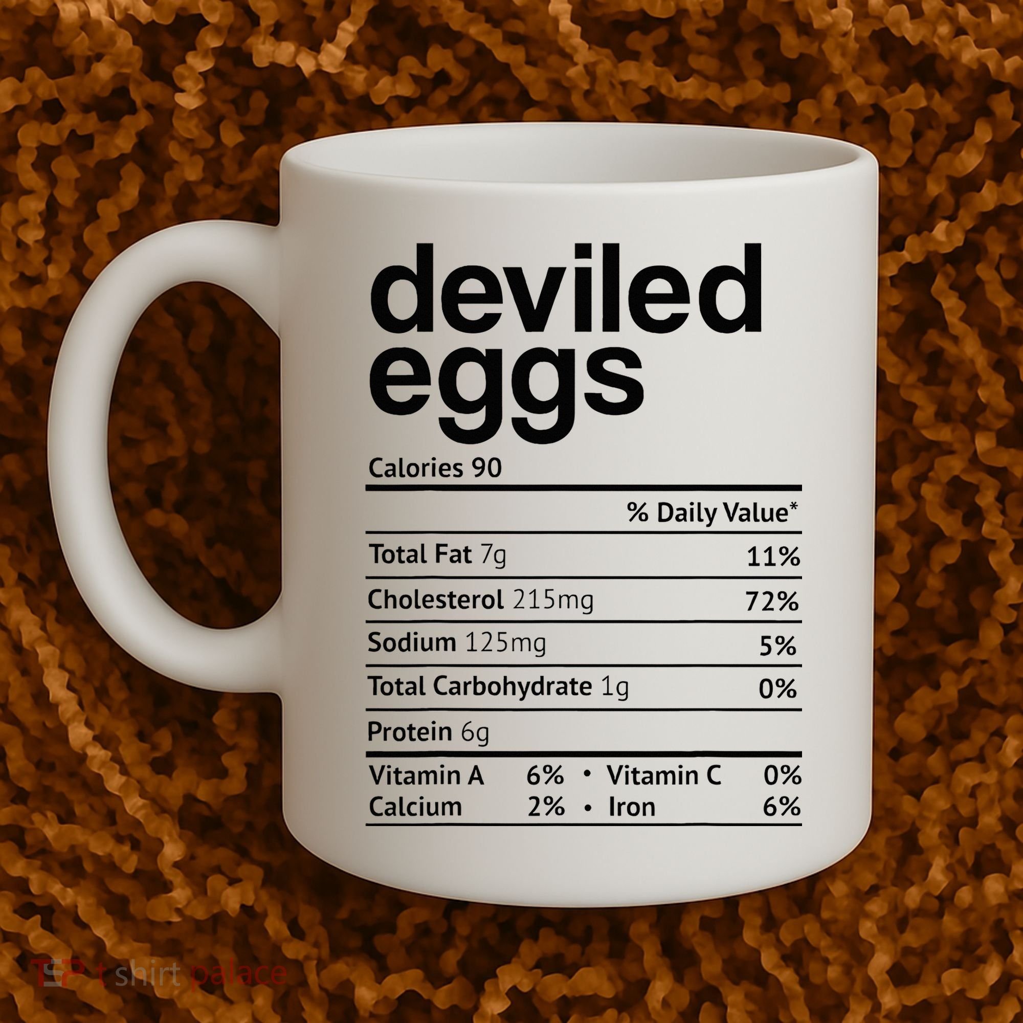 Deviled Eggs Nutrition Facts Coffee Mug