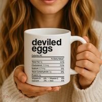 Deviled Eggs Nutrition Facts Coffee Mug thumb 3