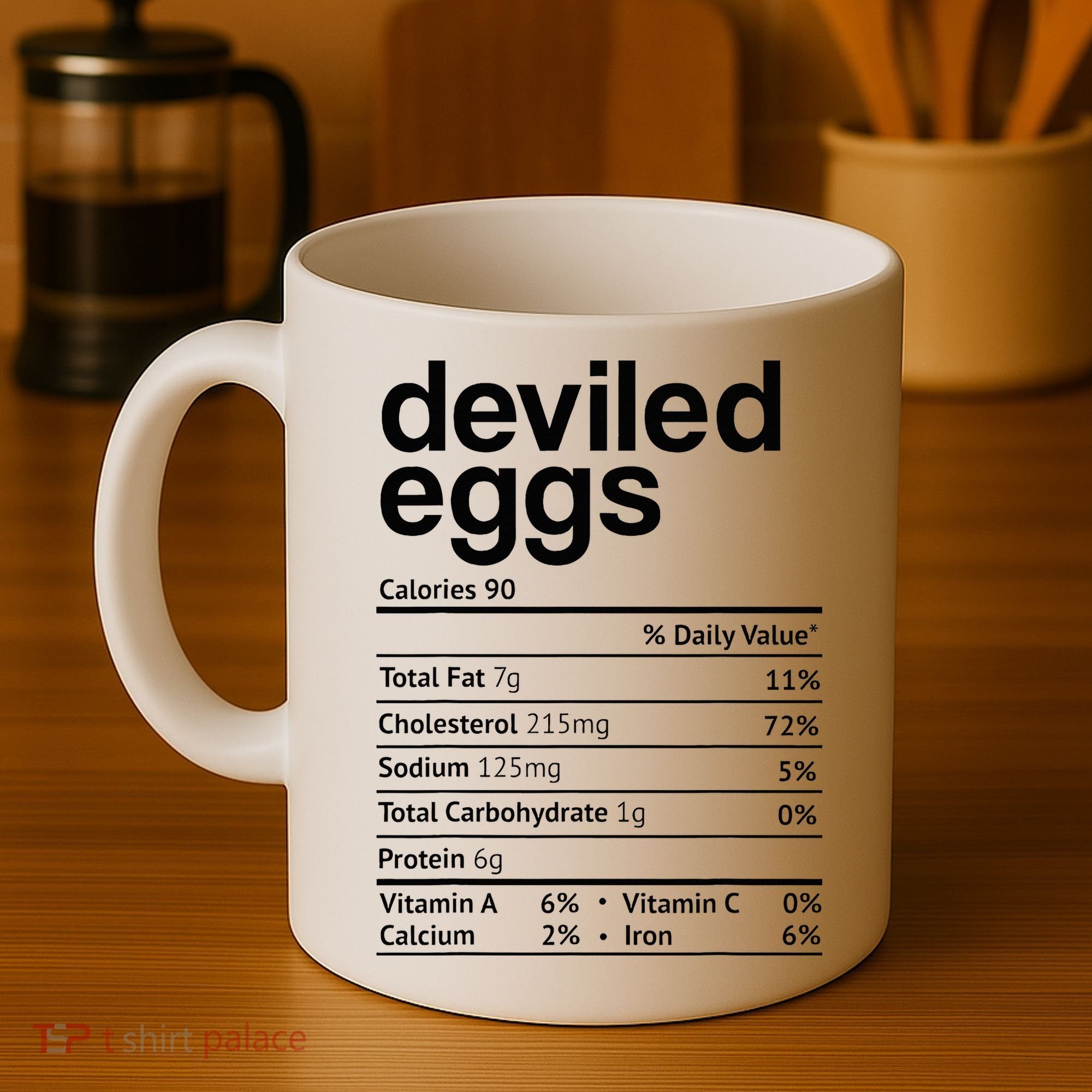 Deviled Eggs Nutrition Facts Coffee Mug