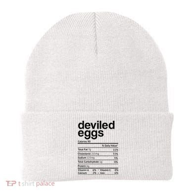 Deviled Eggs Nutrition Facts Beanie