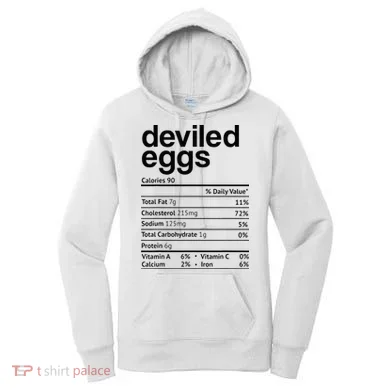 Deviled Eggs Nutrition Facts Women's Hoodie