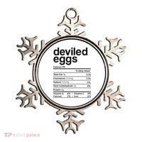 Deviled Eggs Nutrition Facts Ornament thumb 0