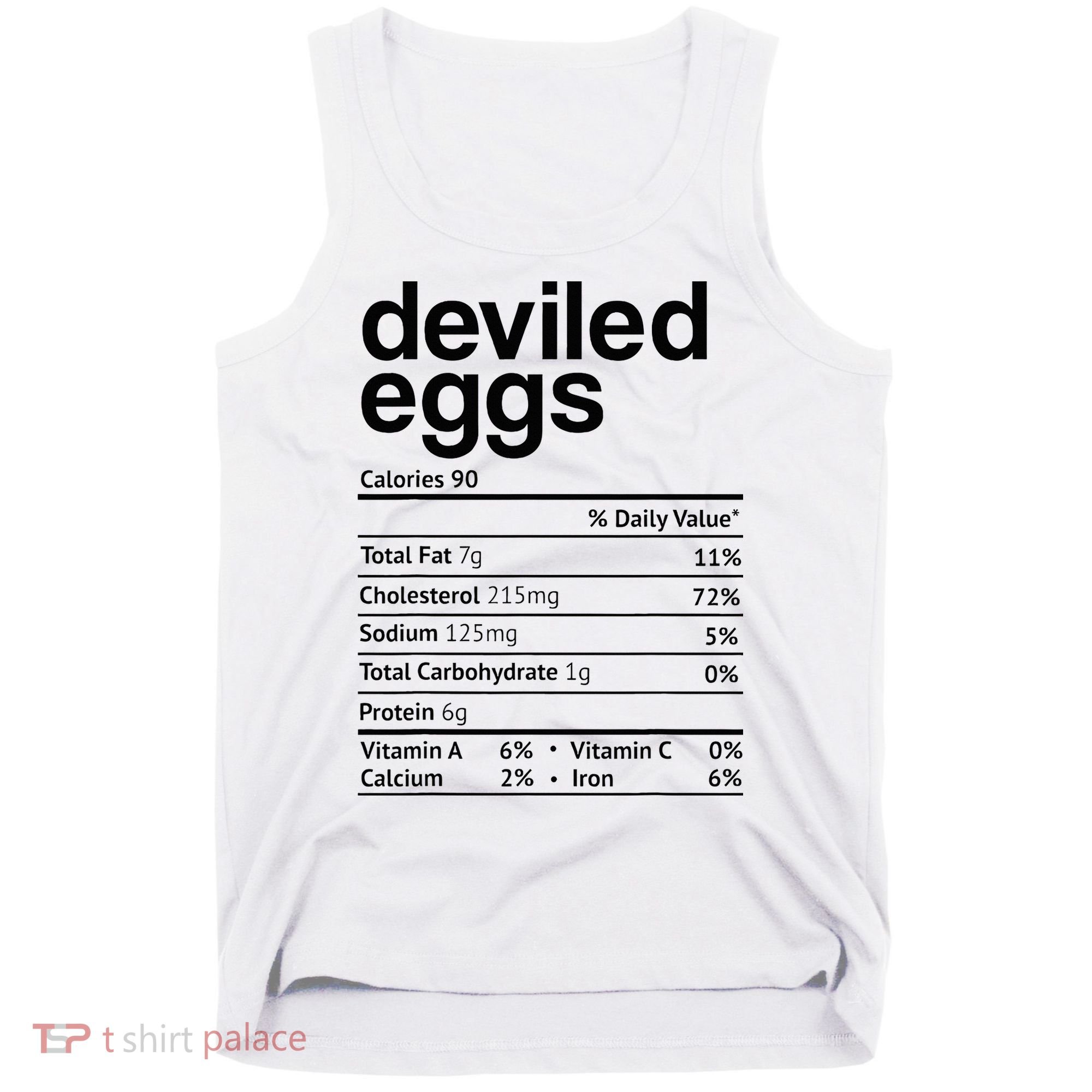 Deviled Eggs Nutrition Facts Tank Top