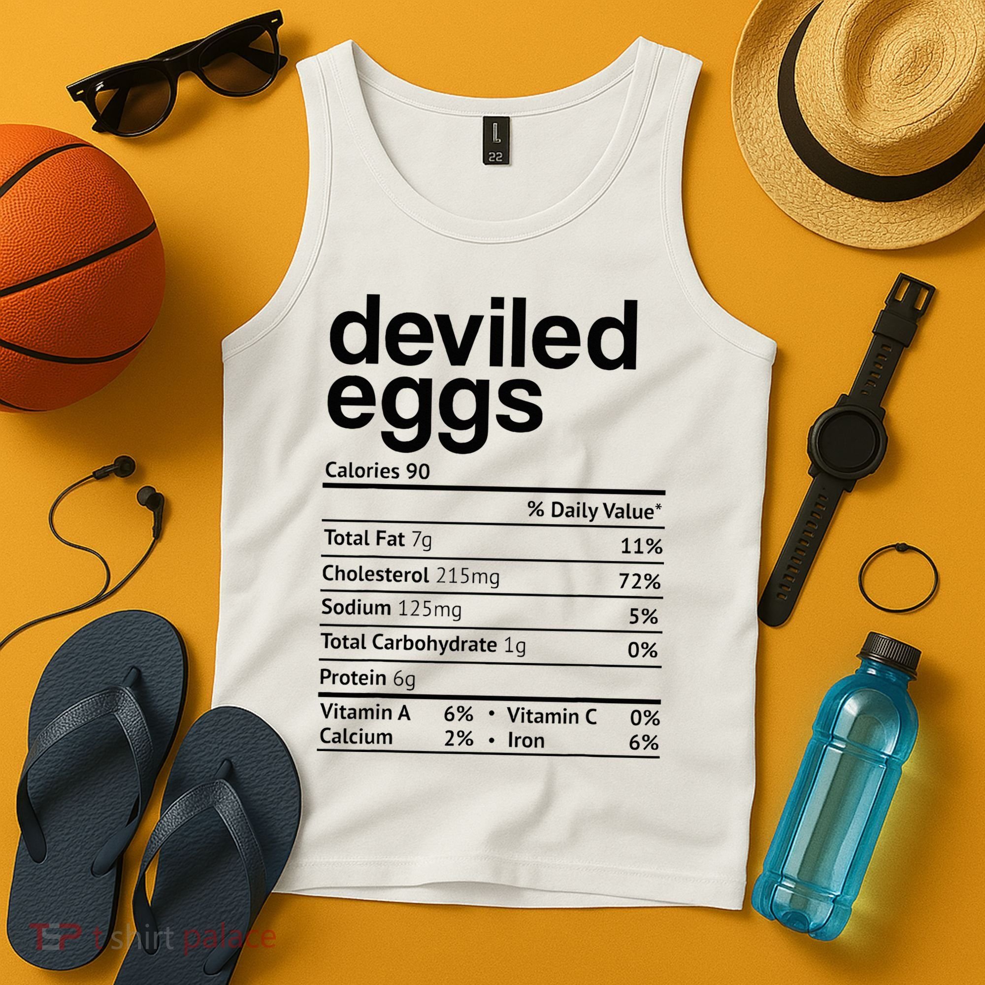 Deviled Eggs Nutrition Facts Tank Top