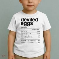 Deviled Eggs Nutrition Facts Toddler T-Shirt thumb 2