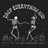 Drop Everything Now Meet Me In The Pouring Rain Skeleton Hat thumb 2