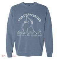 Drop Everything Now Meet Me In The Pouring Rain Skeleton Garment-Dyed Sweatshirt thumb 0