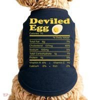 Deviled Egg Nutrition Facts Funny Thanksgiving Food Matching Doggie Tank thumb 0