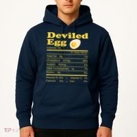 Deviled Egg Nutrition Facts Funny Thanksgiving Food Matching Hoodie thumb 2