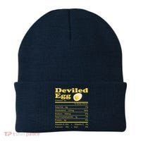 Deviled Egg Nutrition Facts Funny Thanksgiving Food Matching Beanie thumb 0