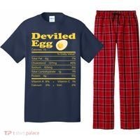 Deviled Egg Nutrition Facts Funny Thanksgiving Food Matching Pajama Set thumb 0