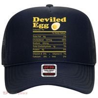 Deviled Egg Nutrition Facts Funny Thanksgiving Food Matching Hat thumb 0