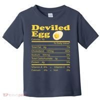 Deviled Egg Nutrition Facts Funny Thanksgiving Food Matching Toddler T-Shirt thumb 0