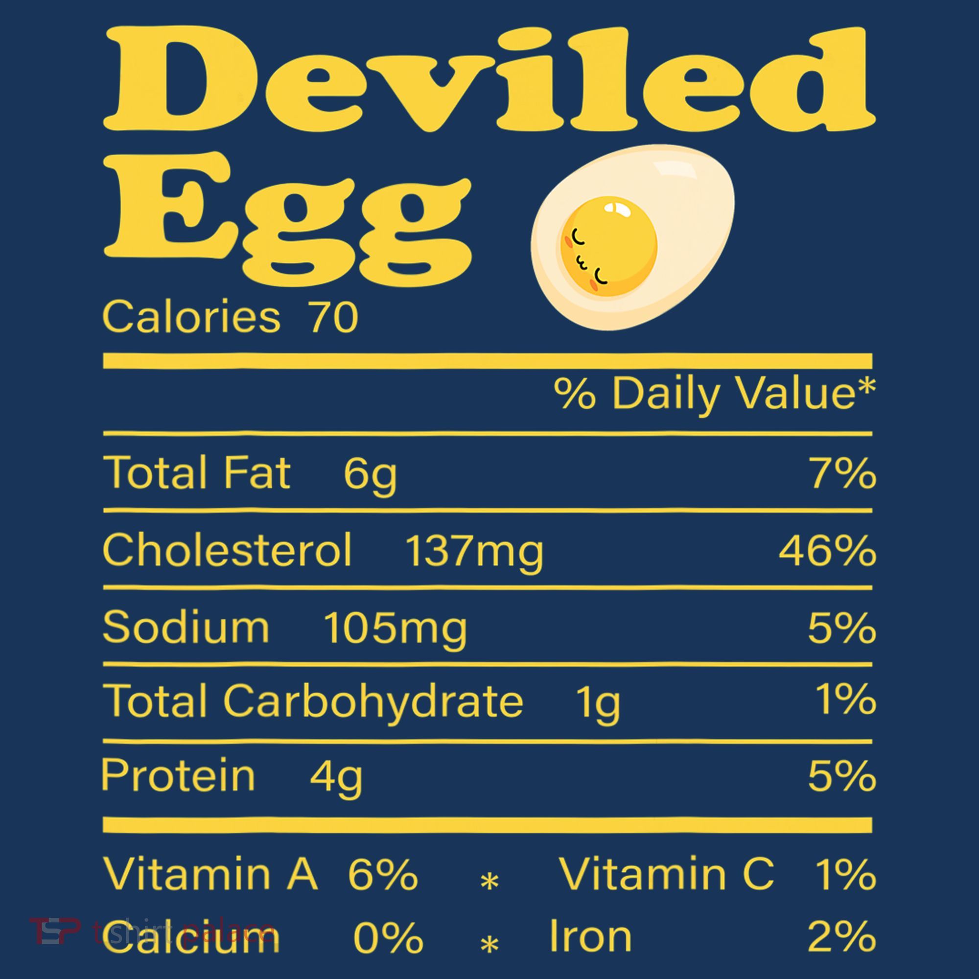 Deviled Egg Nutrition Facts Funny Thanksgiving Food Matching Toddler T-Shirt