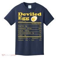 Deviled Egg Nutrition Facts Funny Thanksgiving Food Matching Kids T-Shirt thumb 0
