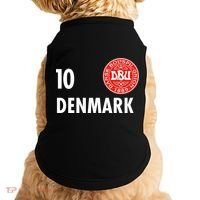 Denmark Danish Soccer No 10 DBU Logo Doggie Tank thumb 0