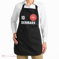 Denmark Danish Soccer No 10 DBU Logo Apron thumb 2