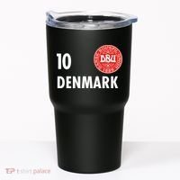Denmark Danish Soccer No 10 DBU Logo Tumbler thumb 0