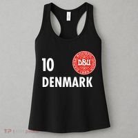Denmark Danish Soccer No 10 DBU Logo Women's Tank Top thumb 3