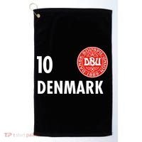 Denmark Danish Soccer No 10 DBU Logo Golf Towel thumb 0