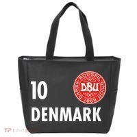 Denmark Danish Soccer No 10 DBU Logo Tote Bag thumb 0