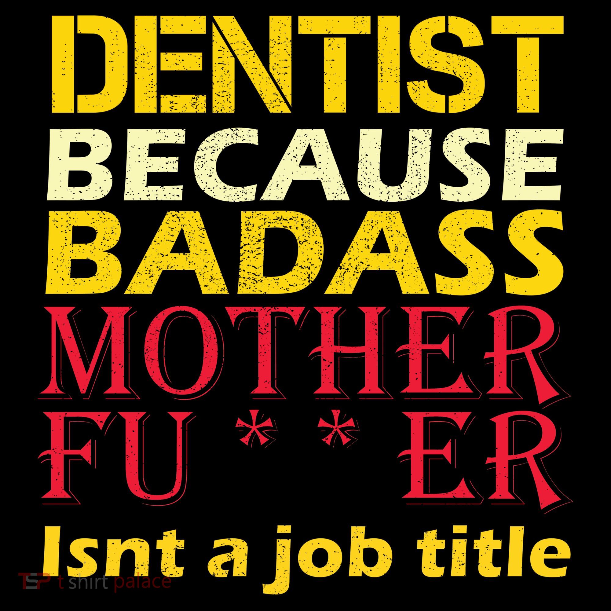 Dentist Badass Job Title Apron