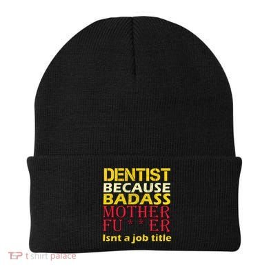 Dentist Badass Job Title Beanie