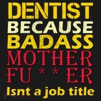 Dentist Badass Job Title Polo thumb 3