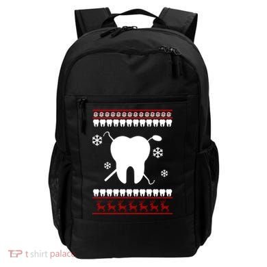 Dentist Ugly Christmas Sweater Backpack