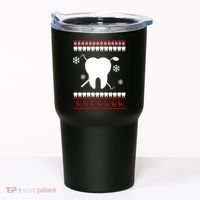 Dentist Ugly Christmas Sweater Tumbler thumb 0