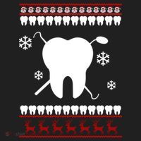 Dentist Ugly Christmas Sweater Tumbler thumb 3