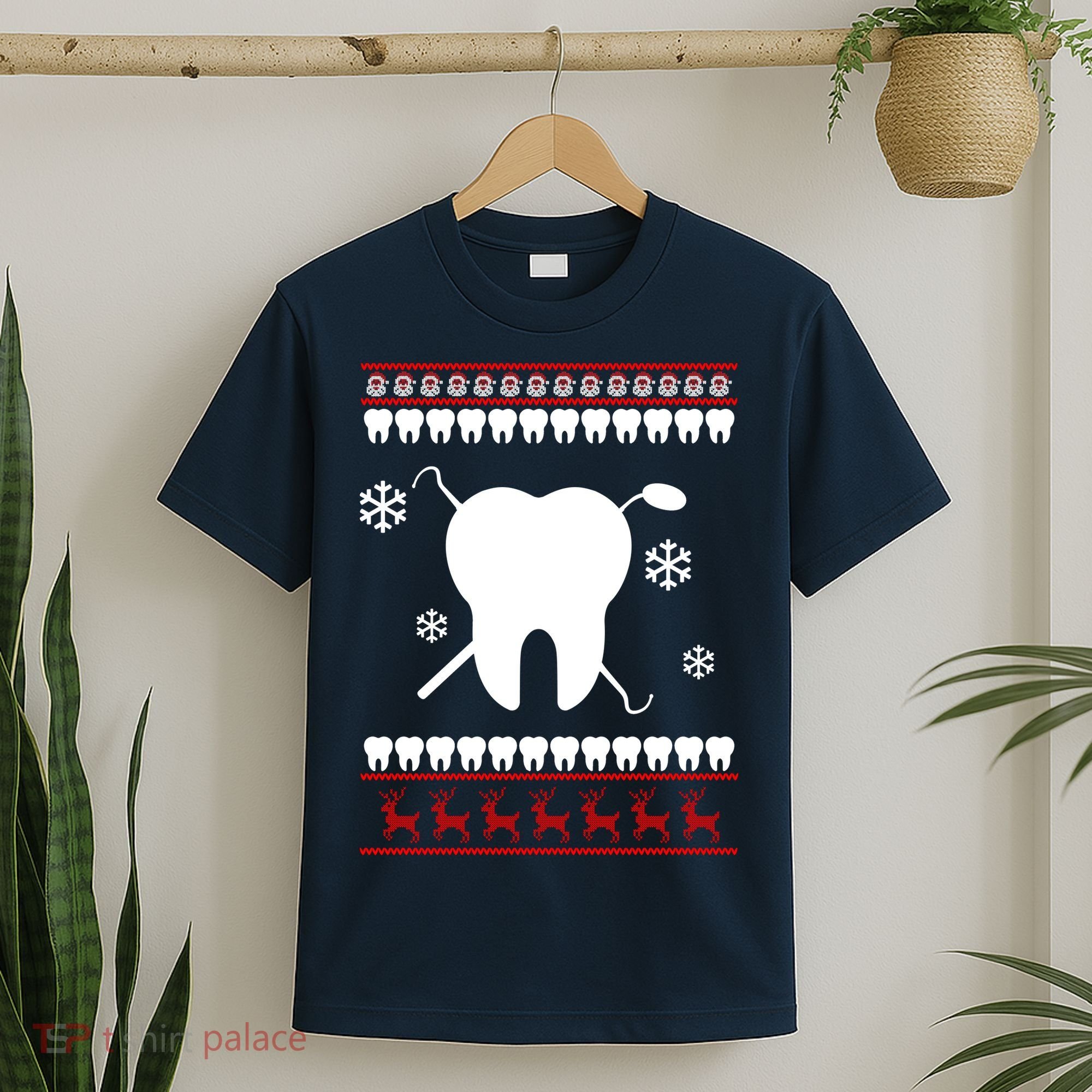 Dentist Ugly Christmas Sweater T-Shirt