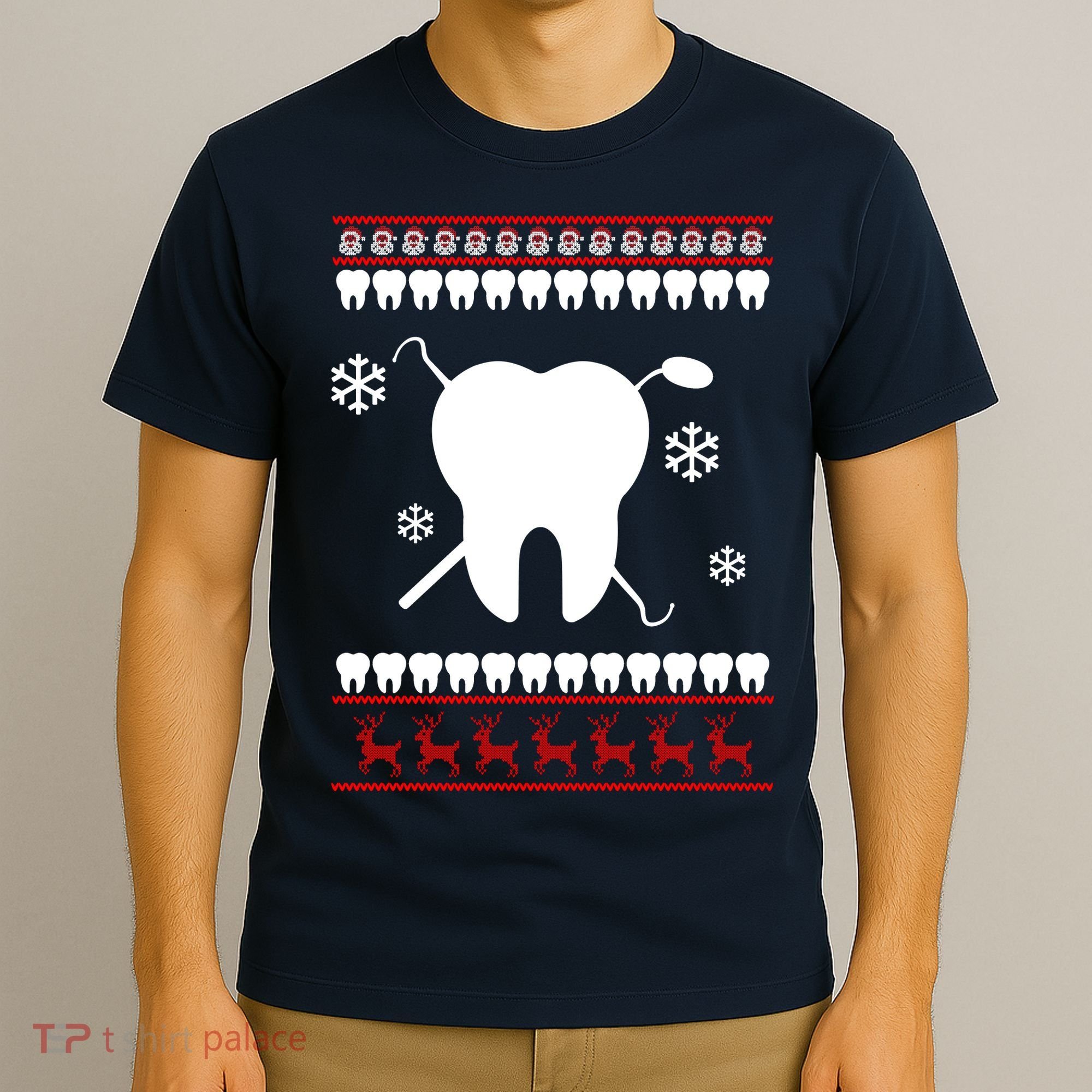 Dentist Ugly Christmas Sweater T-Shirt
