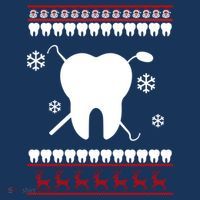Dentist Ugly Christmas Sweater Women's Long Sleeve Shirt thumb 2