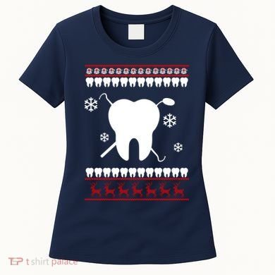 Dentist Ugly Christmas Sweater Women's T-Shirt