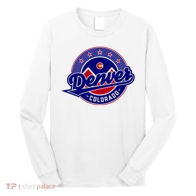 Denver Colorado Baseball Logo Long Sleeve Shirt