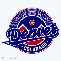 Denver Colorado Baseball Logo Button thumb 1