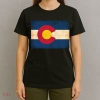 Denver Flag Grunge Colorado T-Shirt thumb 4