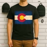 Denver Flag Grunge Colorado T-Shirt thumb 6