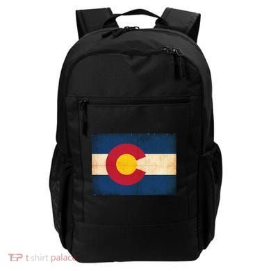 Denver Flag Grunge Colorado Backpack