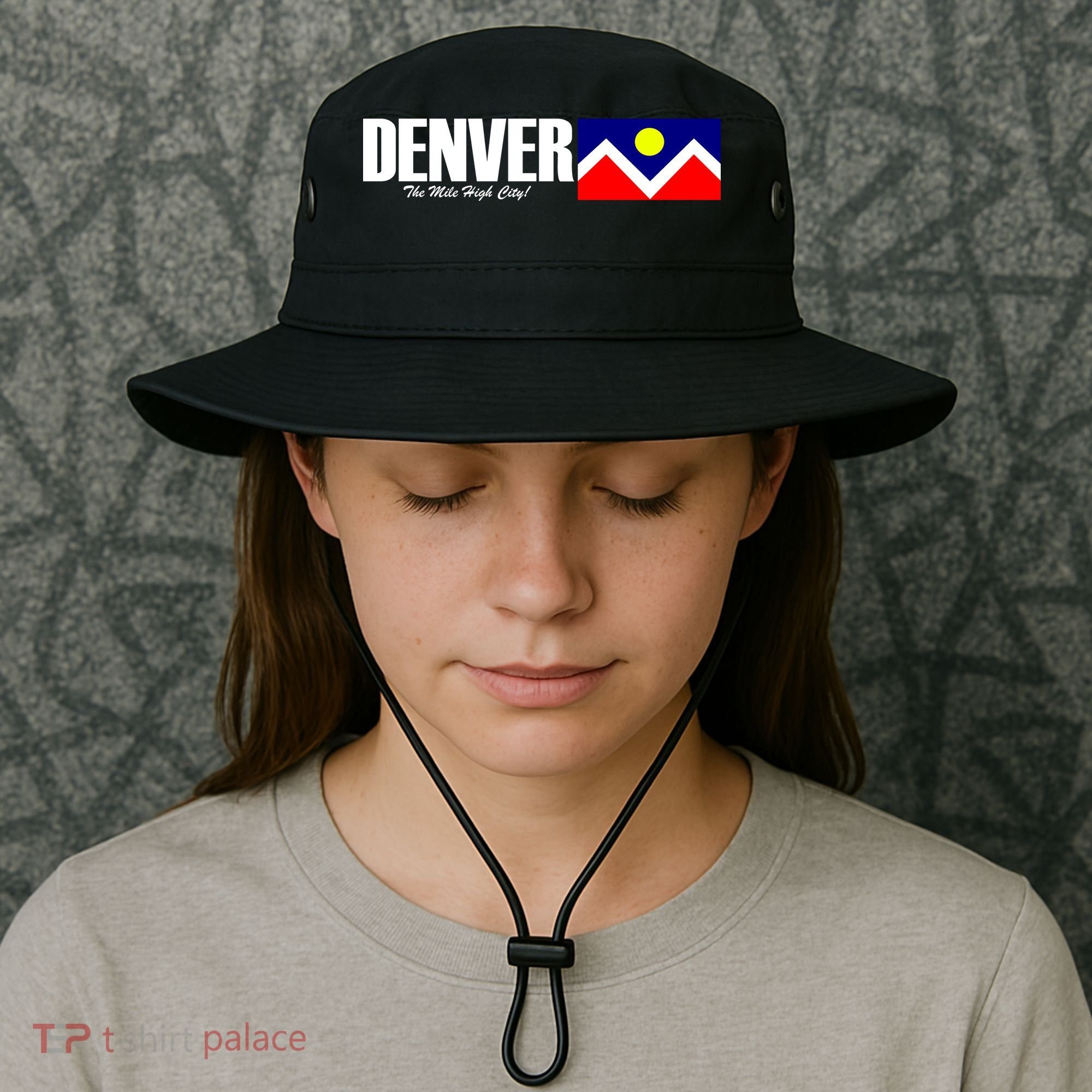 Denver The Mile High City Bucket Hat