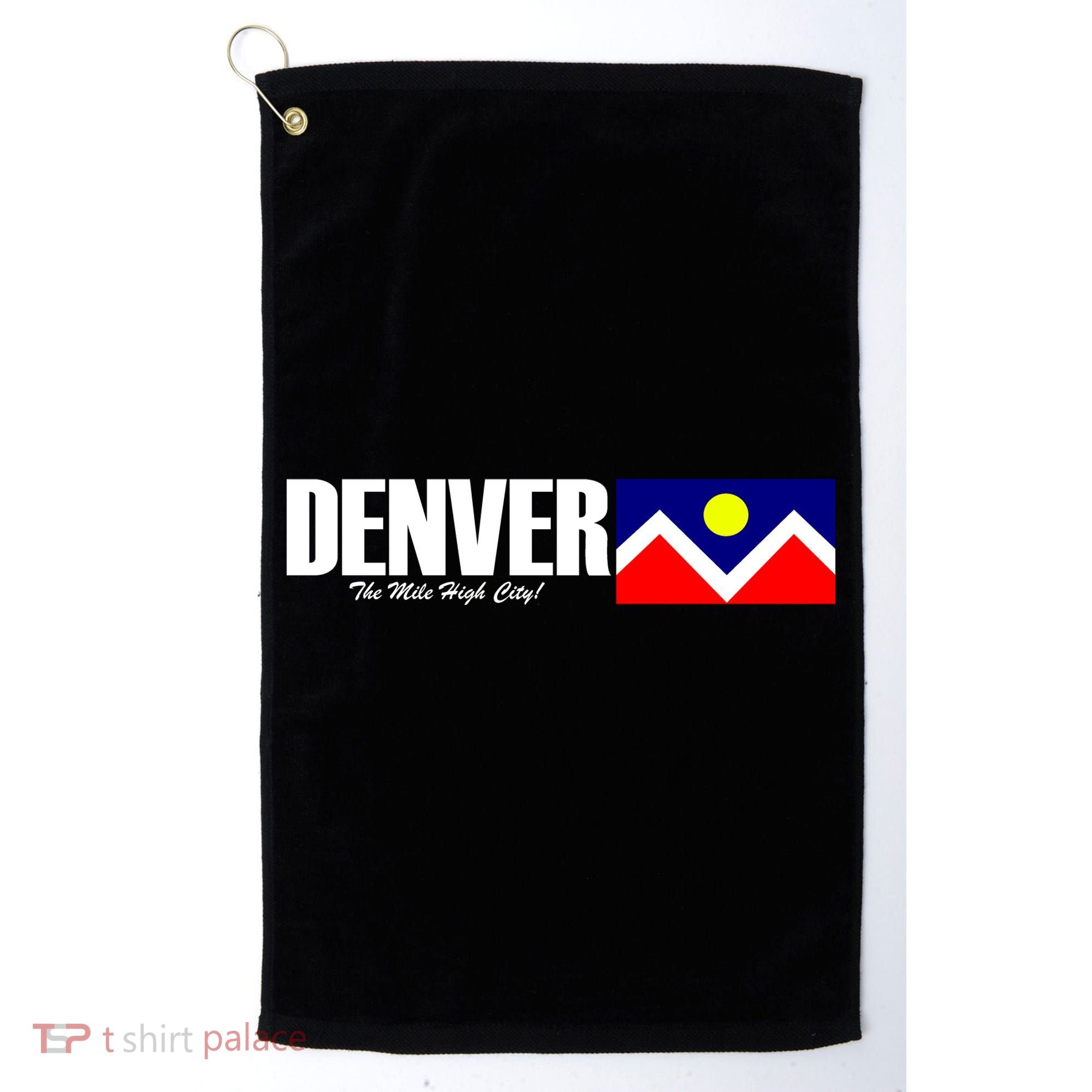 Denver The Mile High City Golf Towel