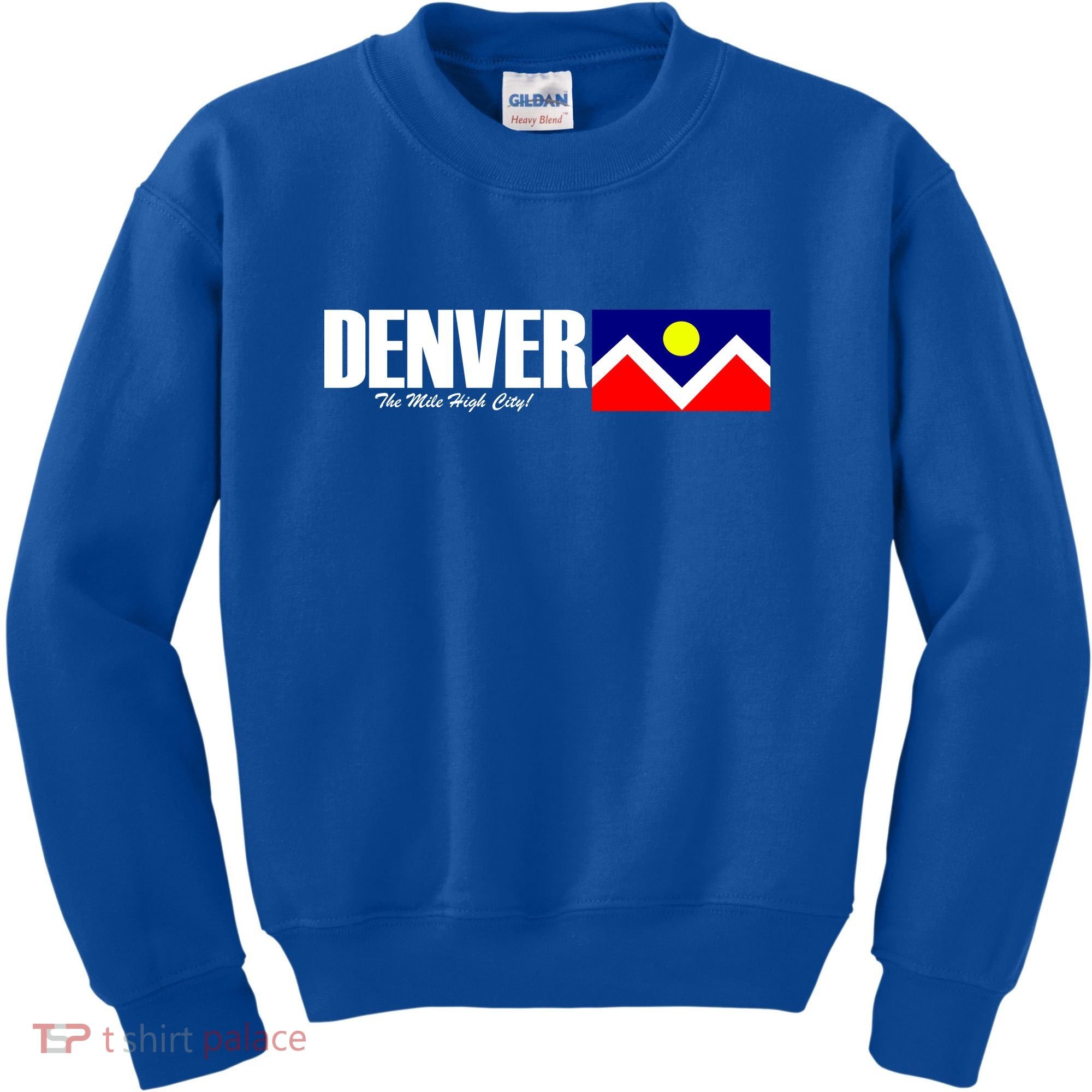Denver The Mile High City Kids Sweatshirt