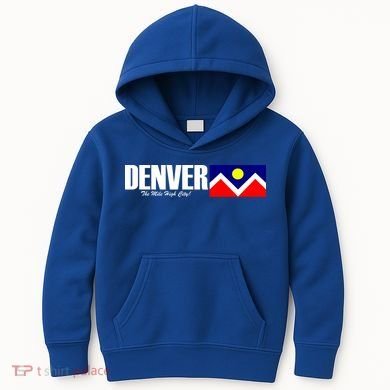 Denver The Mile High City Kids Hoodie